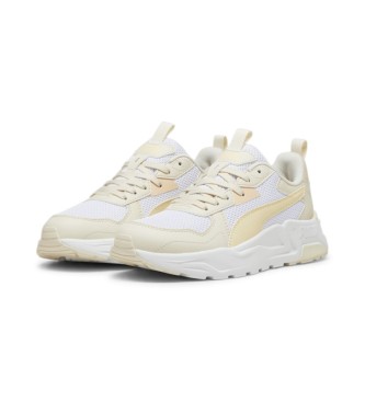 Puma Baskets Trinity Lite blanc, jaune