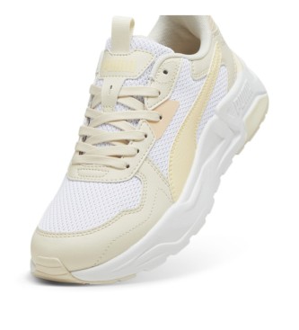 Puma Baskets Trinity Lite blanc, jaune