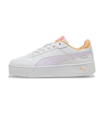 Puma Scarpe da ginnastica Carina Street Lacey Jr bianche, rosa