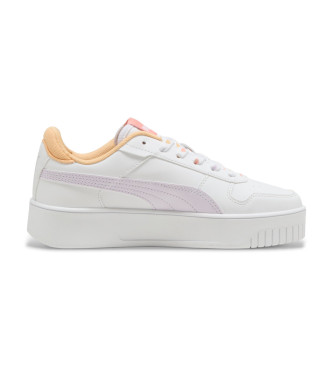 Puma Carina Street Lacey Jr Sneakers biały, różowy