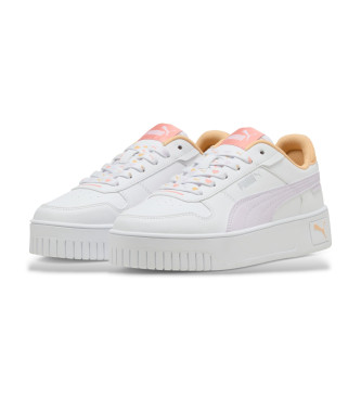 Puma Carina Street Lacey Jr Sneakers biały, różowy