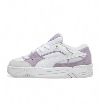 Puma Turnschuhe aus Leder 180 wei, lila