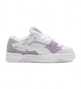 Puma Baskets en cuir 180 blanc, violet