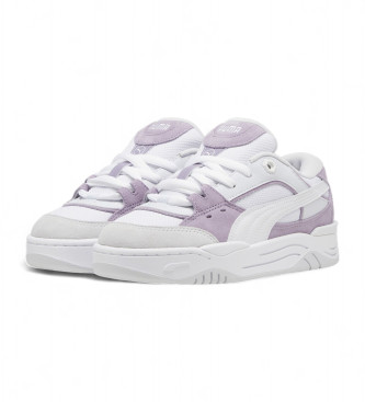 Puma Baskets en cuir 180 blanc, violet