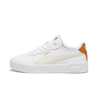 Puma Skórzane sneakersy Carina 2.0 białe