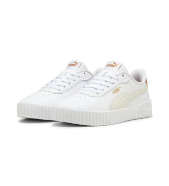 Puma Sapatilhas de couro Carina 2.0 branco