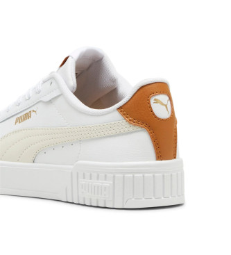 Puma Usnjeni športni copati Carina 2.0 white