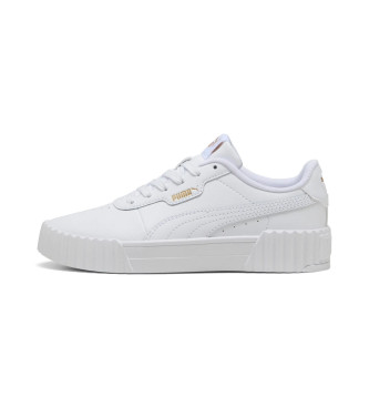 Puma Sapatilhas de couro Carina 3.0 branco