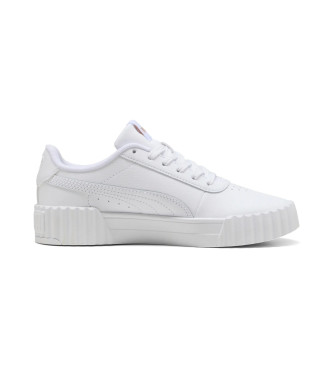 Puma Sapatilhas de couro Carina 3.0 branco