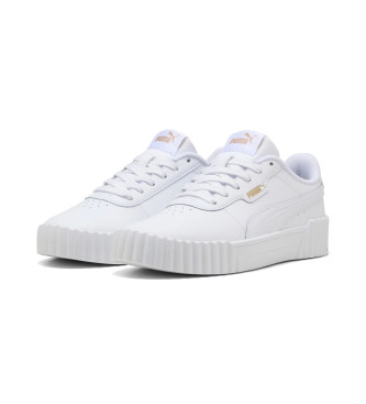 Puma Sapatilhas de couro Carina 3.0 branco