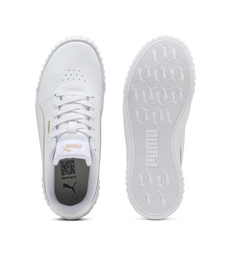 Puma Sapatilhas de couro Carina 3.0 branco