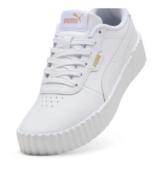 Puma Sapatilhas de couro Carina 3.0 branco