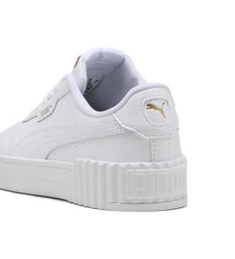 Puma Sapatilhas de couro Carina 3.0 branco