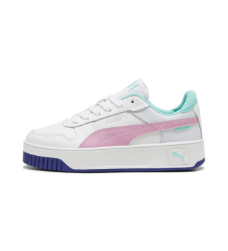 Puma Carina Street Leder Turnschuhe wei