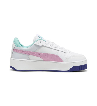 Puma Carina Street Leren Sneakers wit