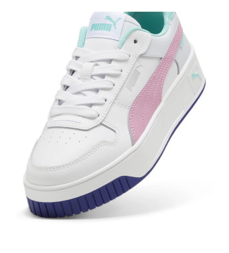 Puma Carina Street Leren Sneakers wit