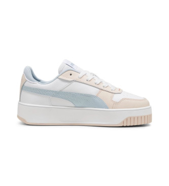 Puma Carina Street Leder Turnschuhe wei