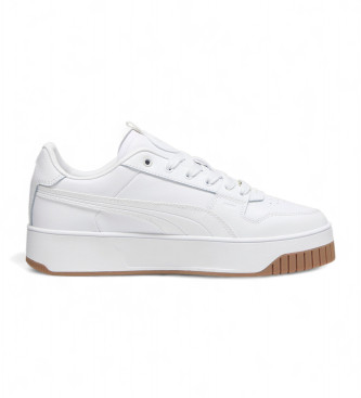 Puma Carina Street Lux hvide trningssko i lder