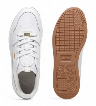 Puma Carina Street Lux white leather trainers