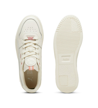 Puma Carina Street Lux usnjene superge bele barve