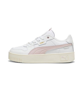 Puma Carina Street Lux Leather Sneakers white