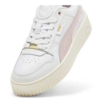 Puma Carina Street Lux Leather Sneakers white