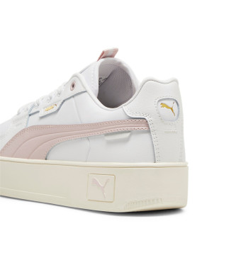 Puma Carina Street Lux Leather Sneakers white