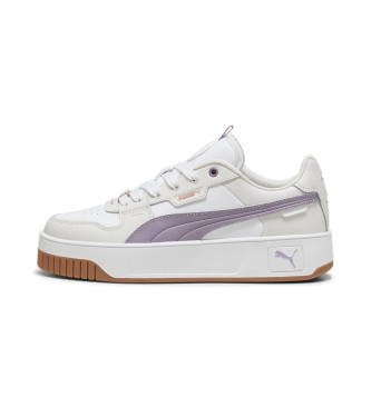 Puma Carina Street Lux Leder Turnschuhe wei