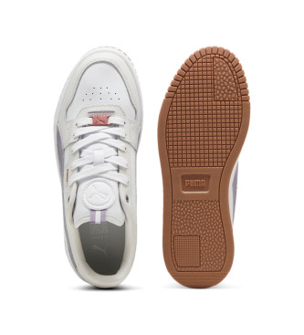 Puma Carina Street Lux Leder Turnschuhe wei