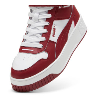 Puma Carina Street Mid Leather Sneakers red