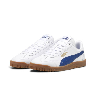 Puma Sapatilhas de couro Club 5V5 branco