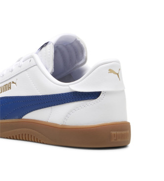 Puma Sapatilhas de couro Club 5V5 branco