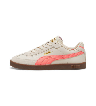 Puma Lder Sneakers Club II Era hvid