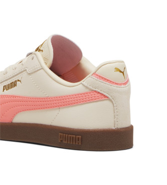 Puma Leder Turnschuhe Club II Era wei