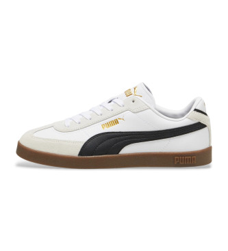 Puma Lederturnschuhe Club II Era wei, grau