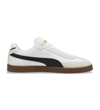 Puma Lederturnschuhe Club II Era wei, grau