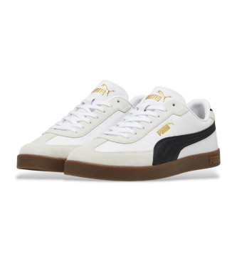 Puma Lederturnschuhe Club II Era wei, grau