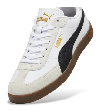 Puma Lederturnschuhe Club II Era wei, grau