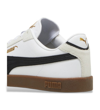 Puma Lederturnschuhe Club II Era wei, grau