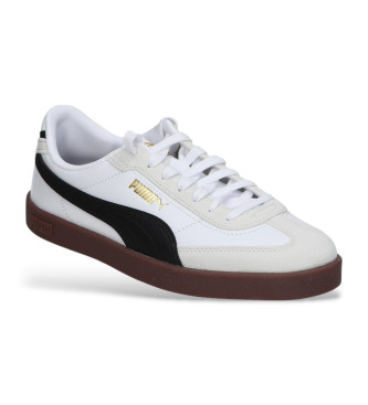 Puma Skórzane trampki Club II Era Jr białe