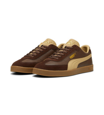 Puma Leather Sneakers Club II Era brown