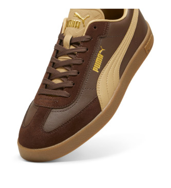 Puma Tnis de couro Club II Era castanho