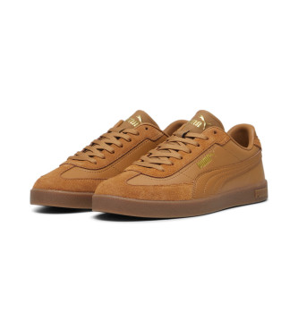 Puma Leather Sneakers Club II Era brown