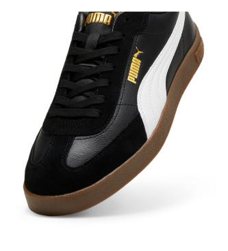 Puma Leather Sneakers Club II Era black