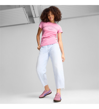 Puma Leren sneakers Club II Era roze