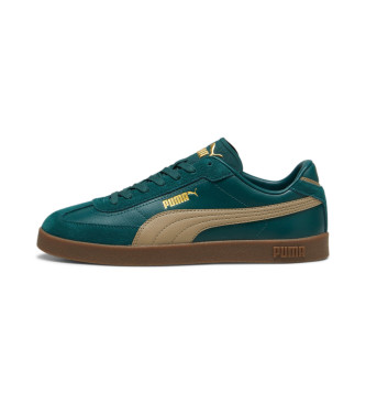 Puma Leder Turnschuhe Club II Era grn