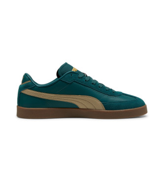 Puma Tnis de couro Club II Era verde