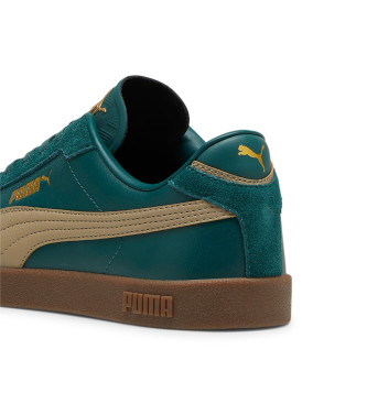 Puma Leder Turnschuhe Club II Era grn