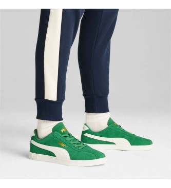 Puma Tnis de couro Club II verde