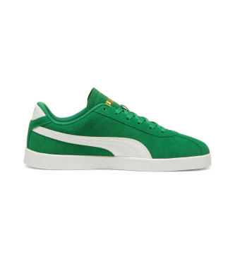 Puma Usnjene športne copate Club II green